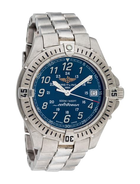 breitling colt ocean quartz|breitling colt 41 silver dial.